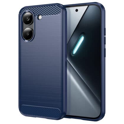 Techsuit Carbon Silicone - θήκη για Xiaomi Poco X8 Pro - Μπλε