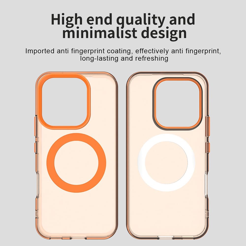 Techsuit - Θήκη CandyCase MagSafe - Honor 600 Lite - Πορτοκαλί - Image 6