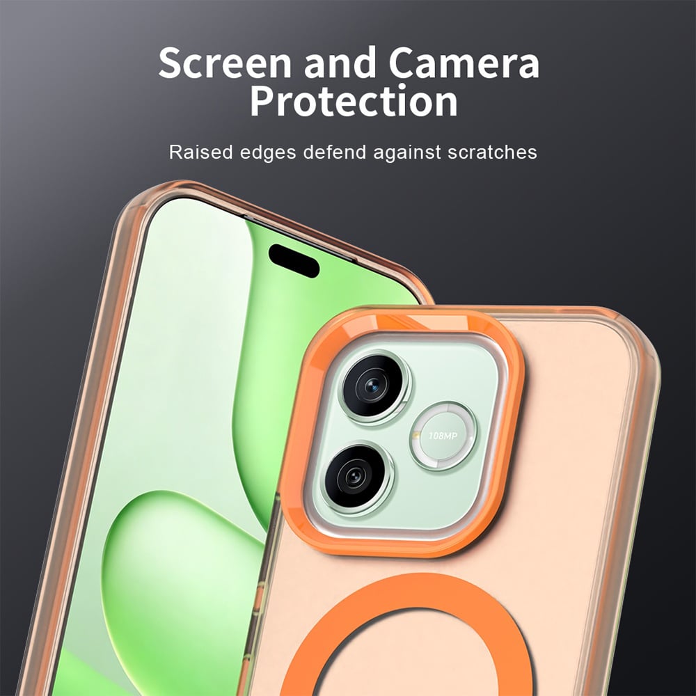 Techsuit - Θήκη CandyCase MagSafe - Honor 600 Lite - Πορτοκαλί - Image 3