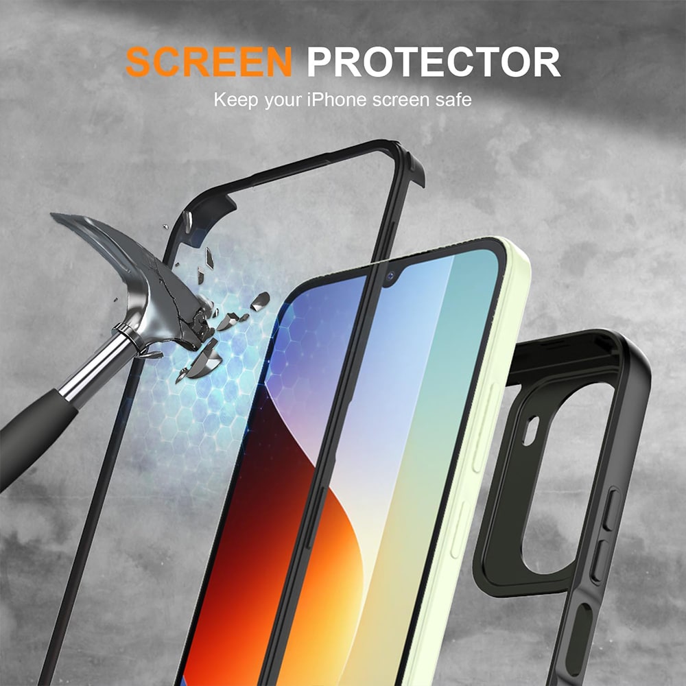 Techsuit ColorVerse 360 Series - θήκη για Xiaomi Redmi A7 Pro 4G - Μαύρο - Image 5
