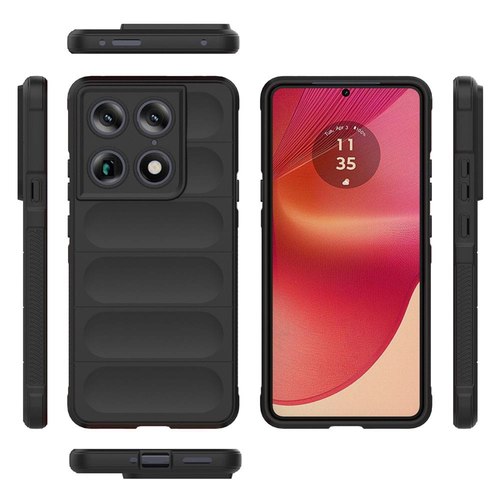 Techsuit Magic Shield - θήκη για Motorola Signature - Μαύρο - Image 3