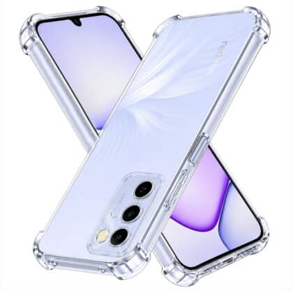 Techsuit Shockproof Clear Silicone - θήκη για Realme C100 - Διάφανο