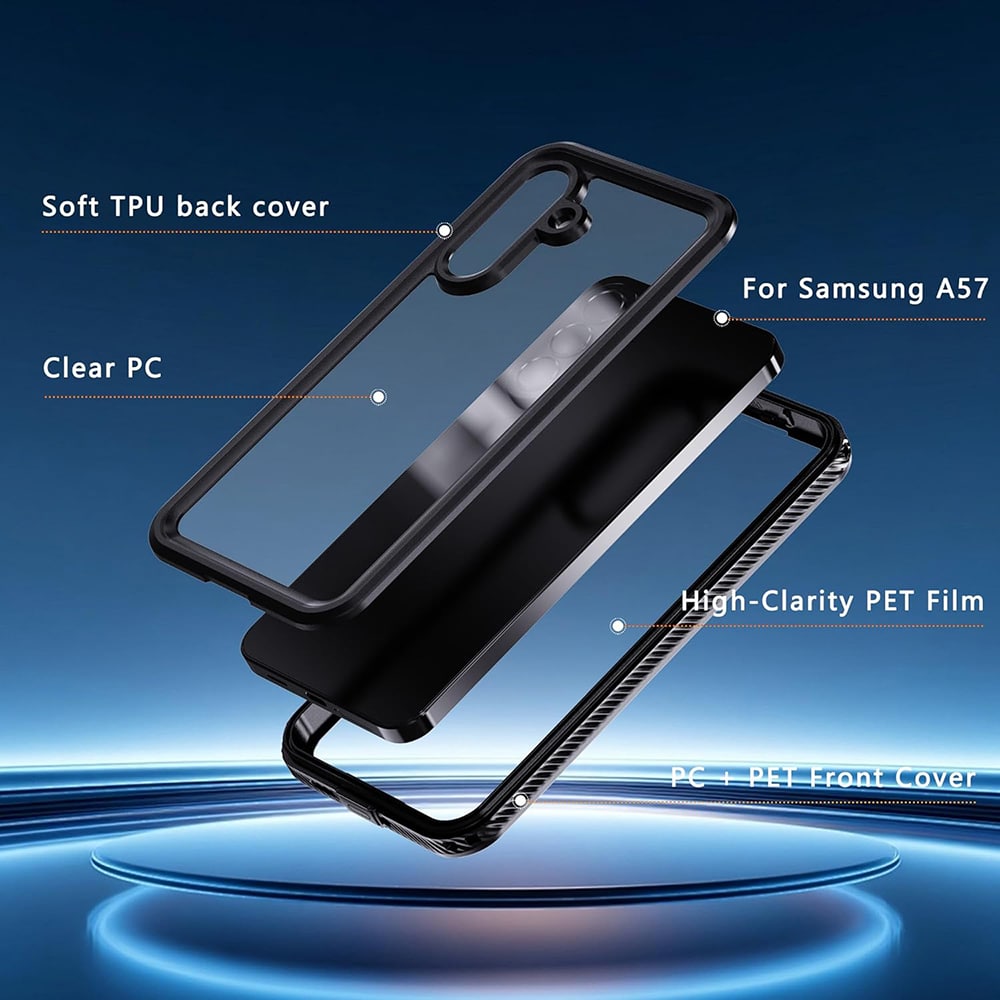 ShellBox - Αδιάβροχη θήκη IP68 - Samsung Galaxy A57 5G - Μαύρη - Image 6