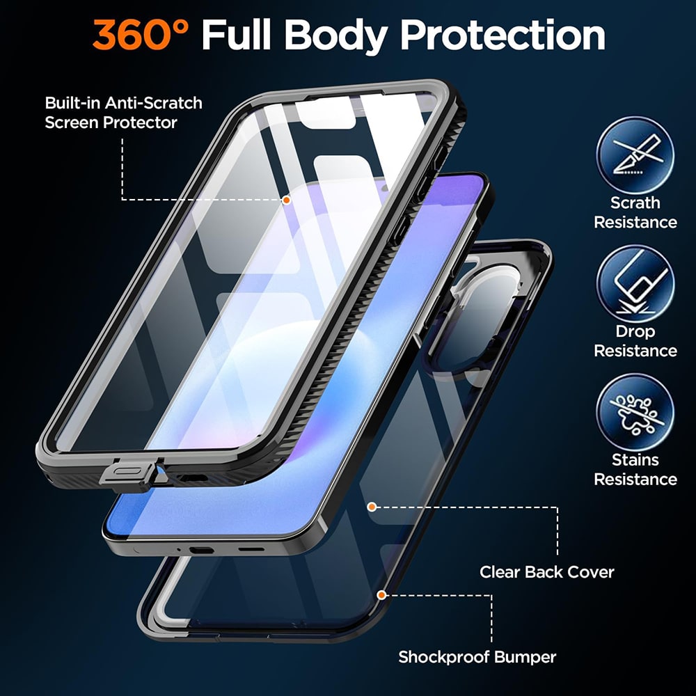 ShellBox - Αδιάβροχη θήκη IP68 - Samsung Galaxy A57 5G - Μαύρη - Image 3