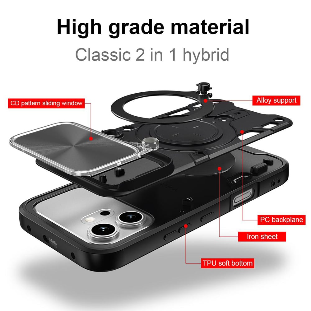 Techsuit CamGuard Pro - θήκη για Honor 600 Pro - Μαύρο - Image 3