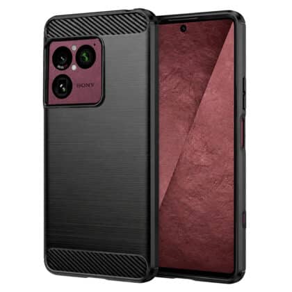 Techsuit - Σιλικόνη άνθρακα - Sony Xperia 1 VIII - Μαύρο