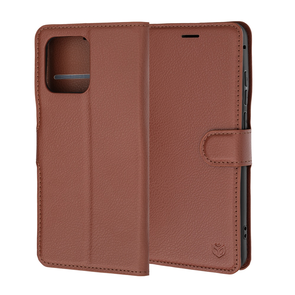 Techsuit Leather Folio - θήκη για Motorola Edge 70 Fusion - Καφέ - Image 6
