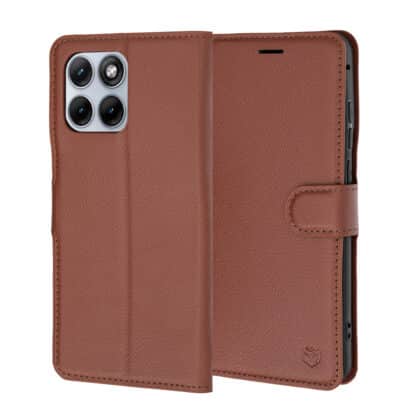 Techsuit Leather Folio - θήκη για Motorola Edge 70 Fusion - Καφέ