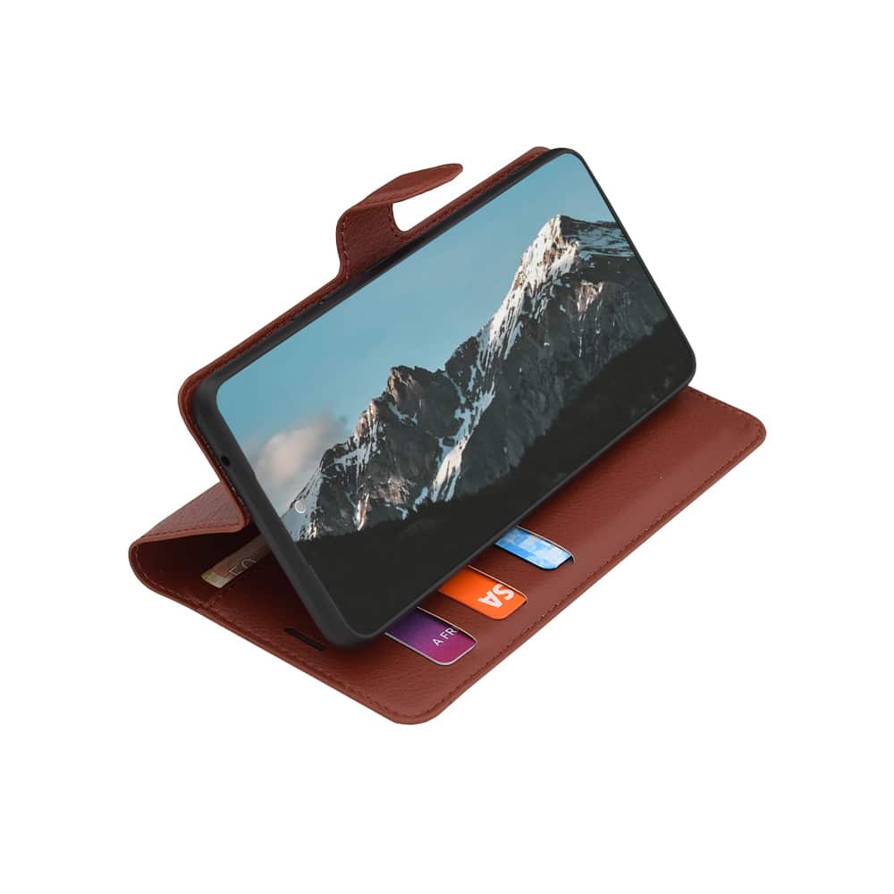 Techsuit Leather Folio - θήκη για Xiaomi Poco X8 Pro Max - Καφέ - Image 2