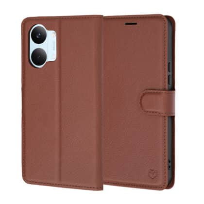 Techsuit Leather Folio - θήκη για Xiaomi Poco X8 Pro Max - Καφέ