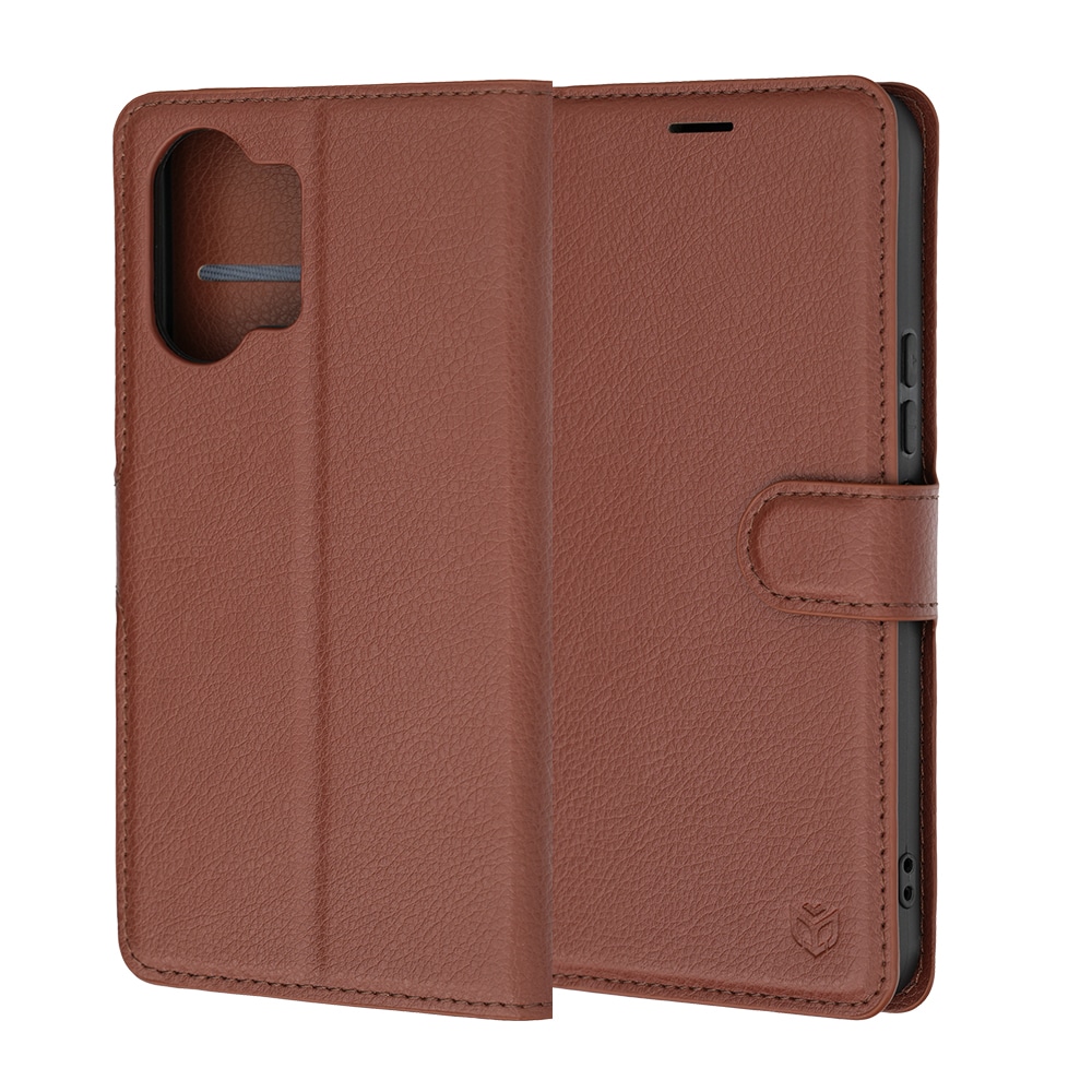 Techsuit Leather Folio - θήκη για Xiaomi Poco X8 Pro Max - Καφέ - Image 6