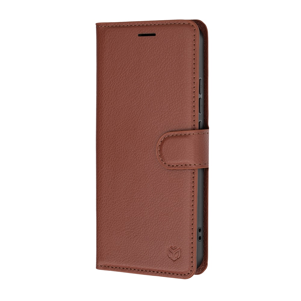 Techsuit Leather Folio - θήκη για Oppo A6 Pro 4G - Καφέ - Image 4