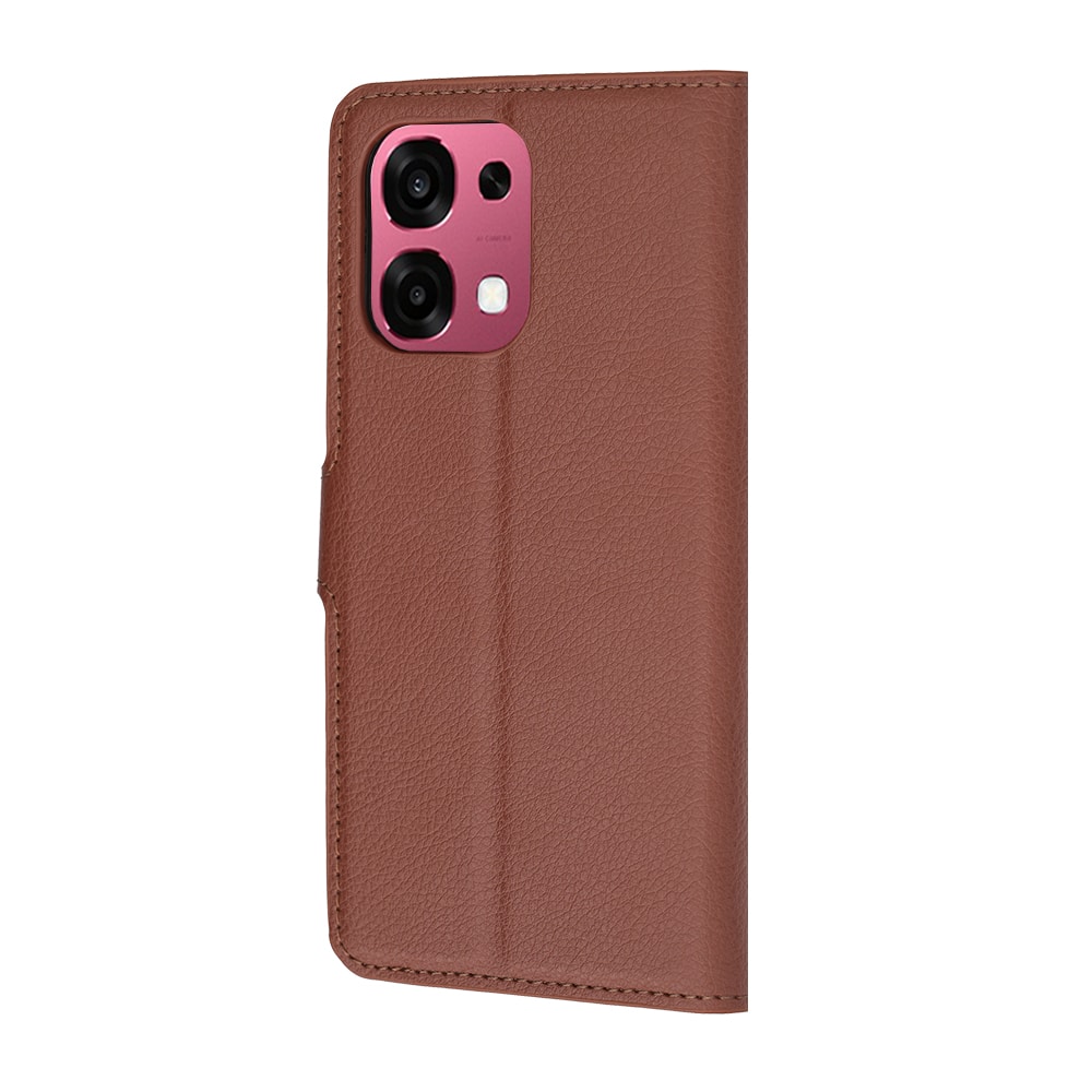 Techsuit Leather Folio - θήκη για Oppo A6 Pro 4G - Καφέ - Image 5