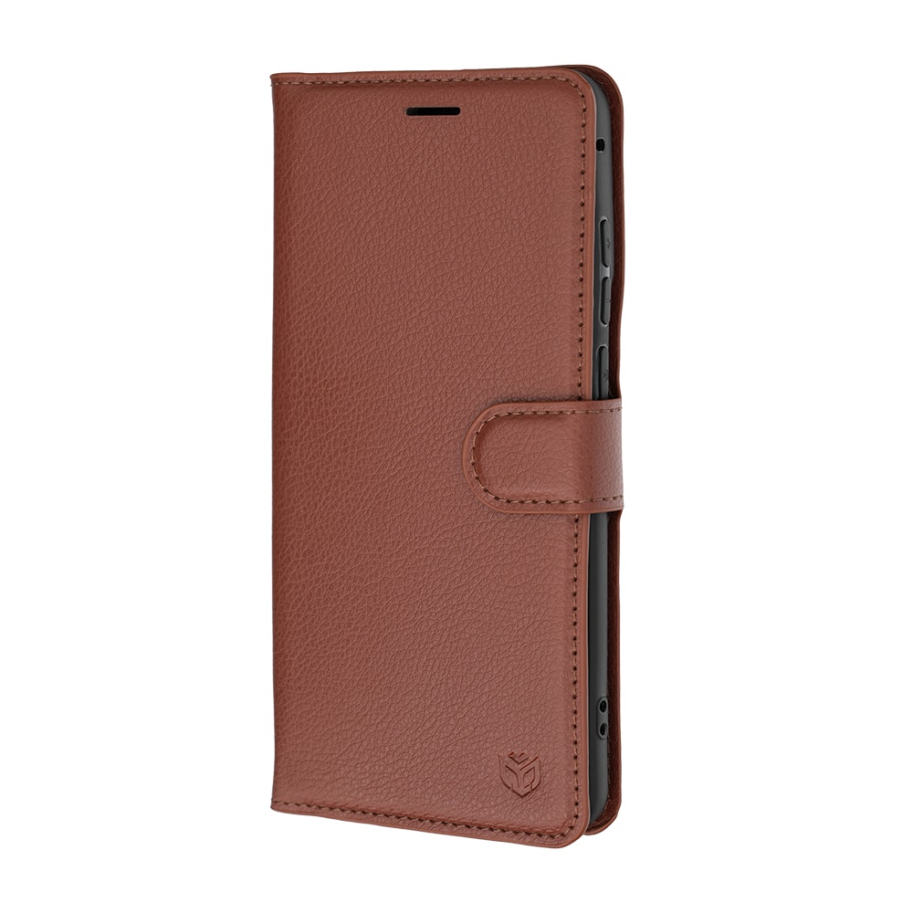 Techsuit Leather Folio - θήκη για Motorola Edge 70 Fusion - Καφέ - Image 4