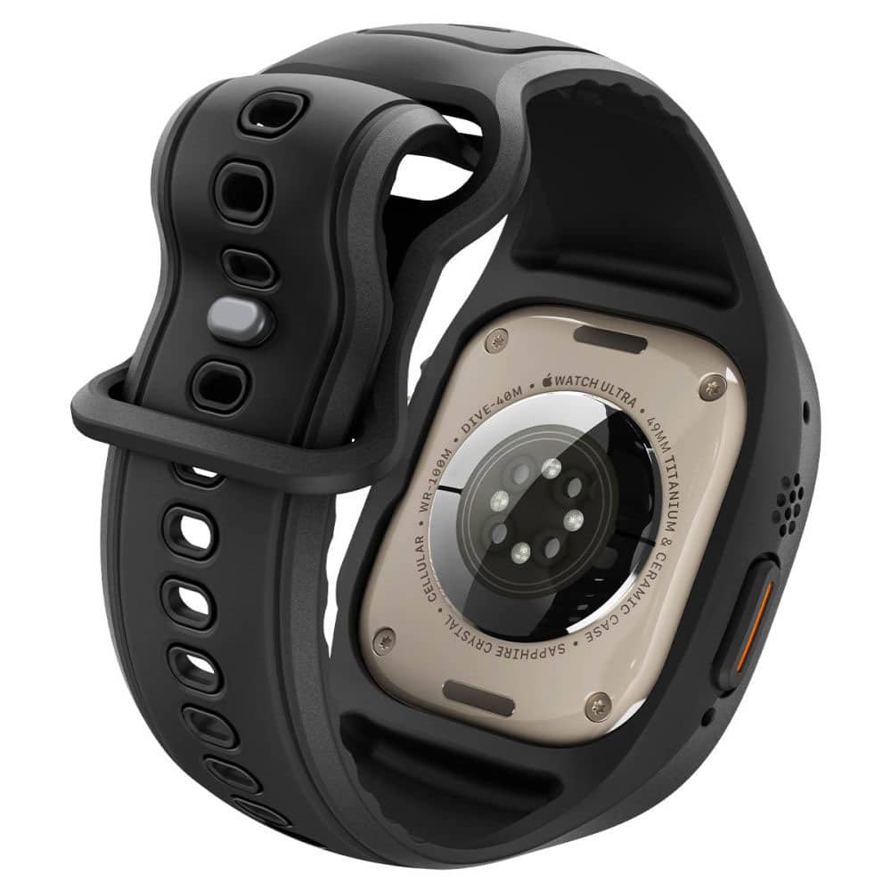 Spigen - Liquid Air Pro + Προστατευτικό Οθόνης (ACS11416) - Apple Watch Ultra / Ultra 2 / Ultra 3 - Ματ Μαύρο - Image 4