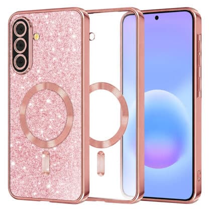 Techsuit Luxury Glitter - θήκη για Samsung Galaxy A57 - Ροζ