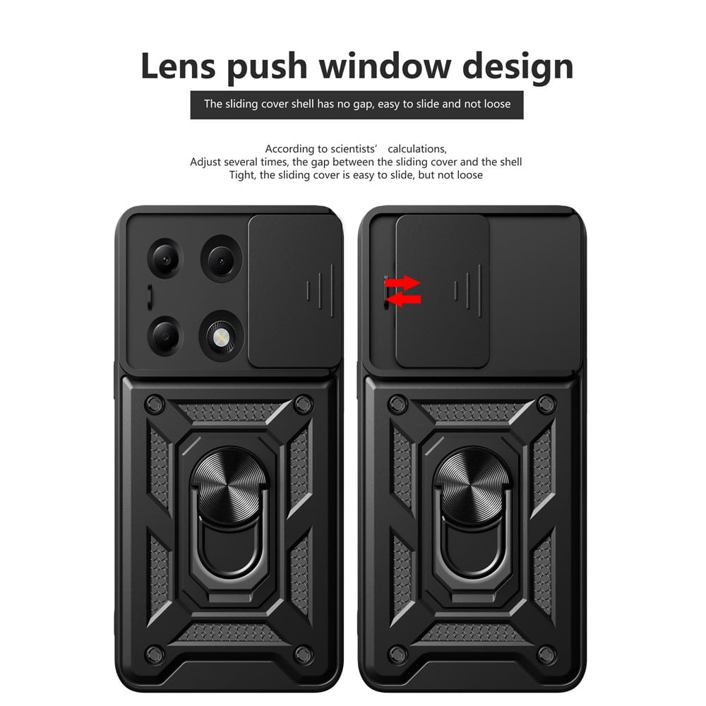 Techsuit CamShield Series - θήκη για Xiaomi Redmi Note 13 Pro 4G / Poco M6 - Μαύρο - Image 2