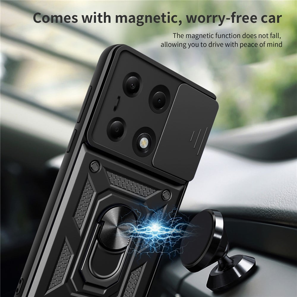 Techsuit CamShield Series - θήκη για Xiaomi Redmi Note 13 Pro 4G / Poco M6 - Μαύρο - Image 5
