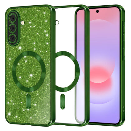 Techsuit Luxury Glitter - θήκη για Samsung Galaxy A37 - Πράσινο