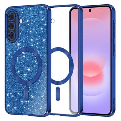 Techsuit Luxury Glitter - θήκη για Samsung Galaxy A37 - Μπλε