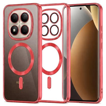 Techsuit Luxury Crystal - θήκη για Xiaomi Poco M8 Pro - Κόκκινο