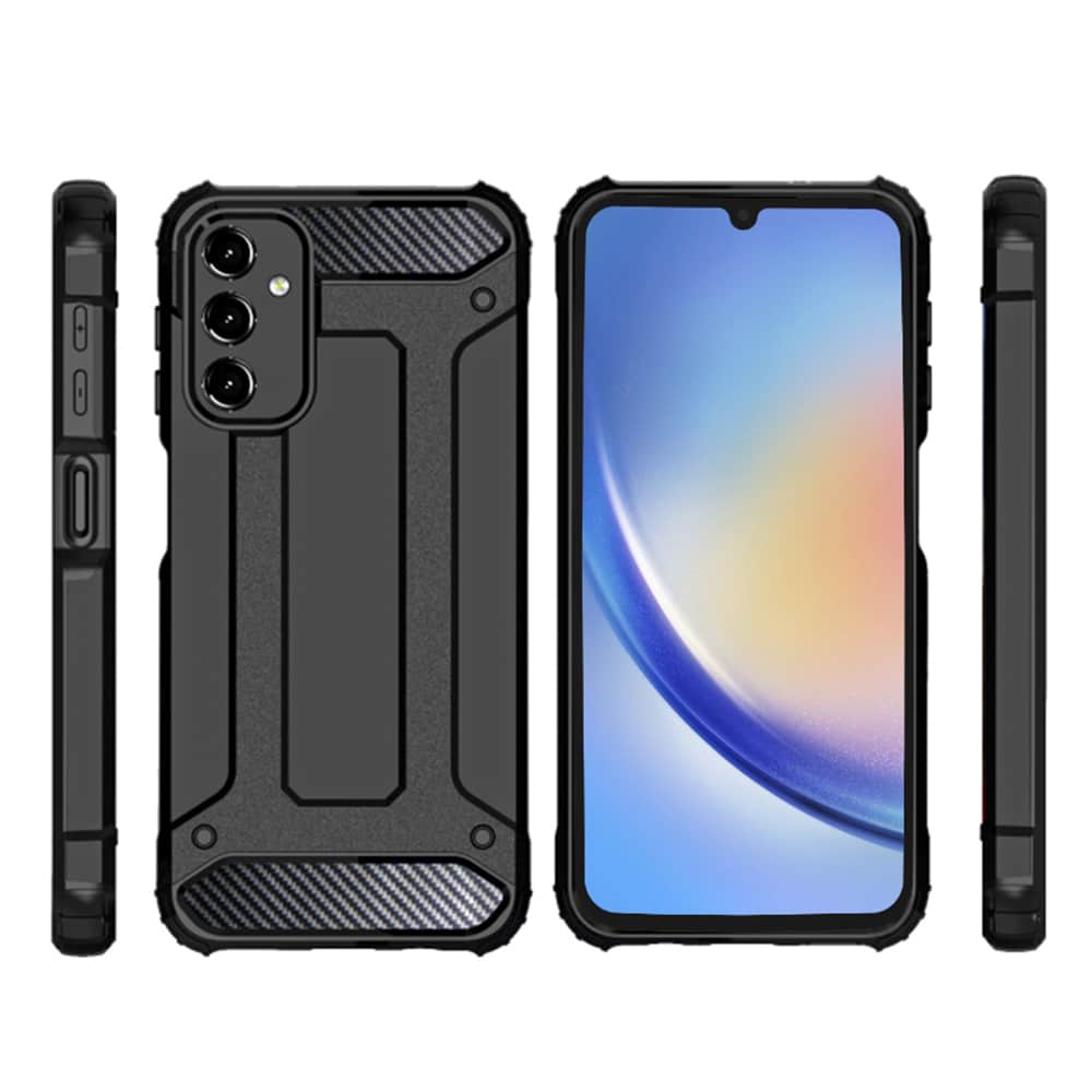 Techsuit Hybrid Armor - θήκη για Samsung Galaxy A34 - Μαύρο - Image 2
