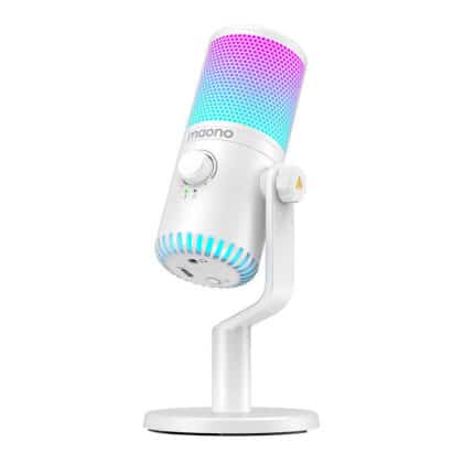 Maono Μικρόφωνο Gaming DM30RGB (Λευκό)