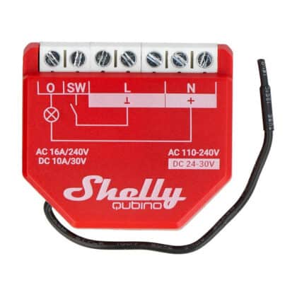 Ελεγκτής Shelly Qubino Wave1PM, 1 κανάλι, Z-Wave (Μέτρηση ισχύος)
