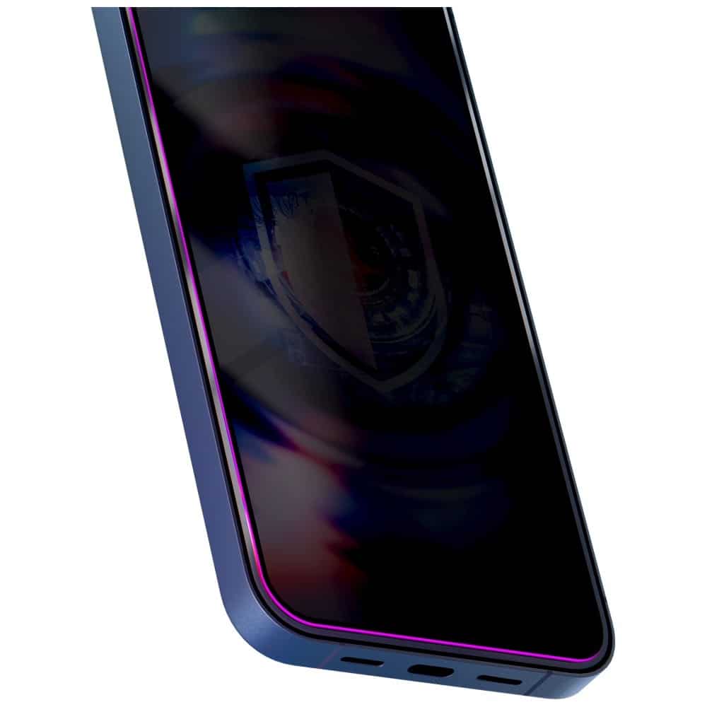 Γυαλί ασφαλείας 3MK HardGlass Max Privacy με εφαρμοστή για Apple iPhone 15 Pro Max, μαύρο - Image 2