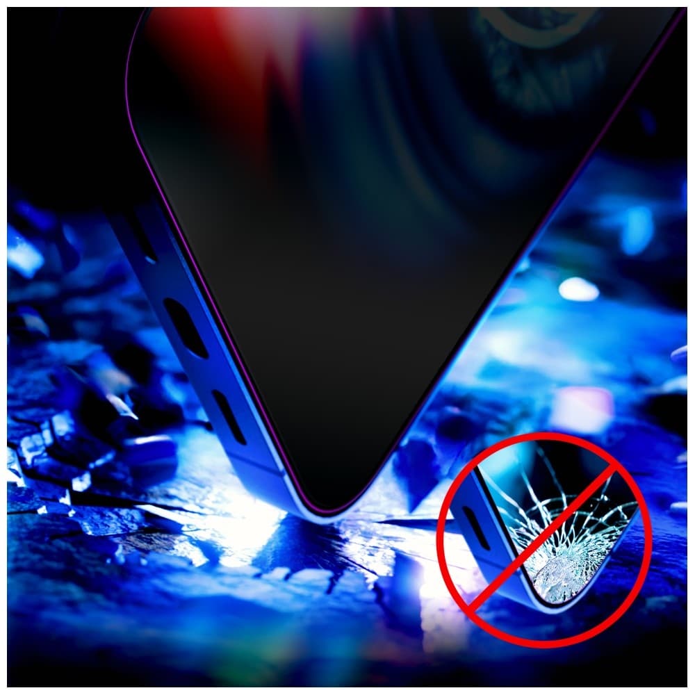 Γυαλί απορρήτου 3MK HardGlass Max Privacy με εφαρμοστή για Samsung Galaxy S24 Ultra μαύρο - Image 6