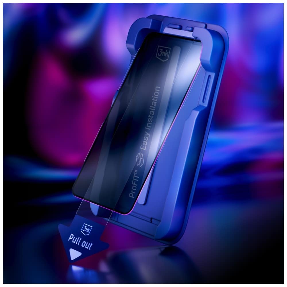 Γυαλί απορρήτου 3MK HardGlass Max Privacy με εφαρμοστή για Samsung Galaxy S24 Ultra μαύρο - Image 9