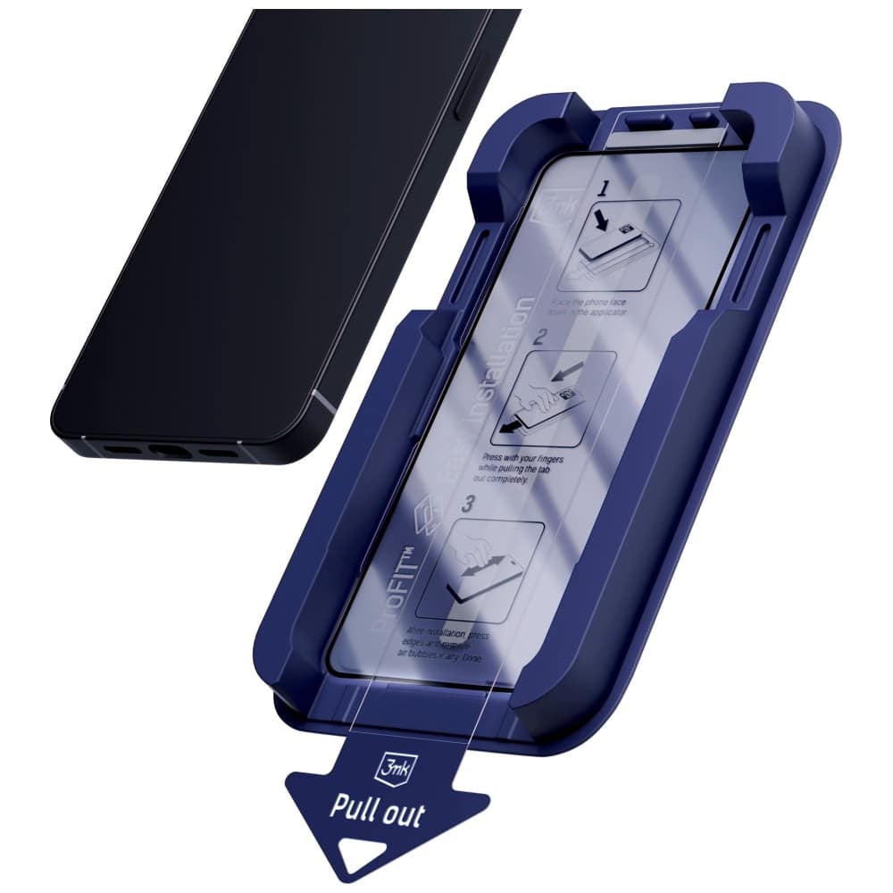 Γυαλί ασφαλείας 3MK HardGlass Max Privacy με εφαρμοστή για Samsung Galaxy S25 Ultra, μαύρο - Image 4