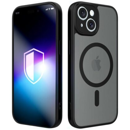 Θήκη 3MK Misty MagCase για Apple iPhone 15 μαύρη