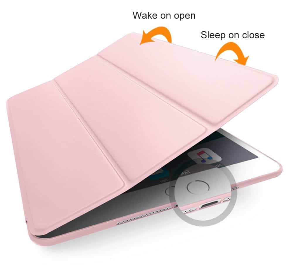 Tech-Protect Smartcase iPad 9.7 5 / 6 / 2017-2018 ροζ χρυσό - Image 3