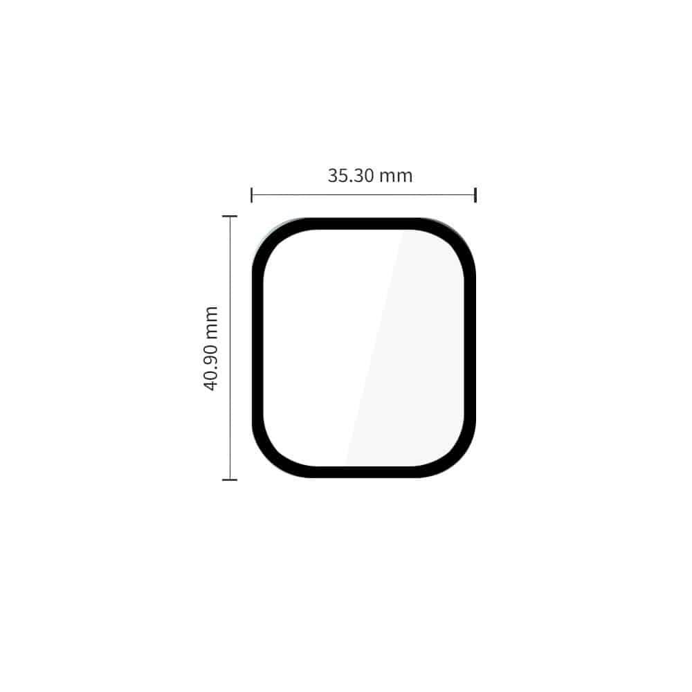 Υβριδικό γυαλί τεχνολογίας προστασίας Glass FLEX+ 2 τεμαχίων για ρολόι Huawei Fit 5 Pro, μαύρο - Image 2