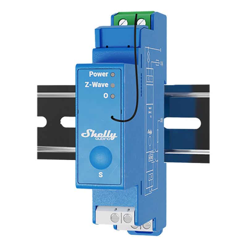 Ρελέ Shelly Qubino Pro 1 DIN rail, 1 καναλιού, Z-Wave - Image 2