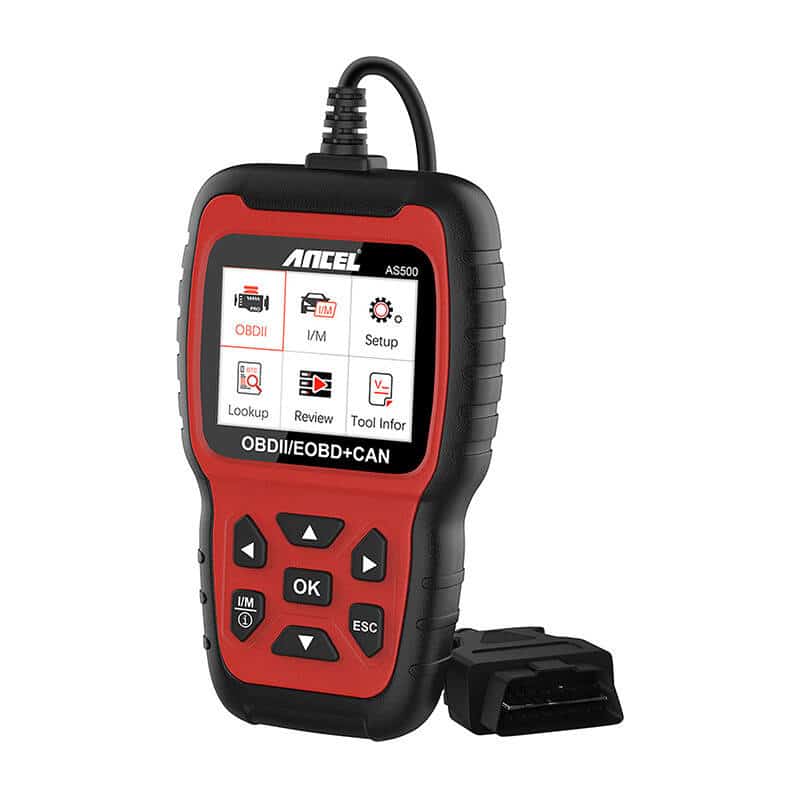 Ancel Διαγνωστικό Scanner OBD2 AS500/AC105 (Κόκκινο/Μαύρο) - Image 2