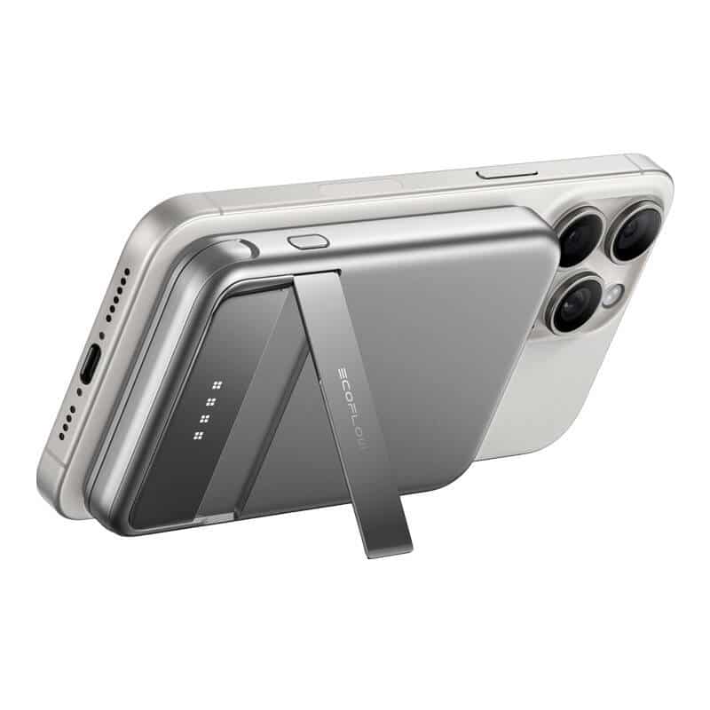 Μαγνητικό powerbank EcoFlow RAPID, 5000mAh, (ασημί). - Image 2
