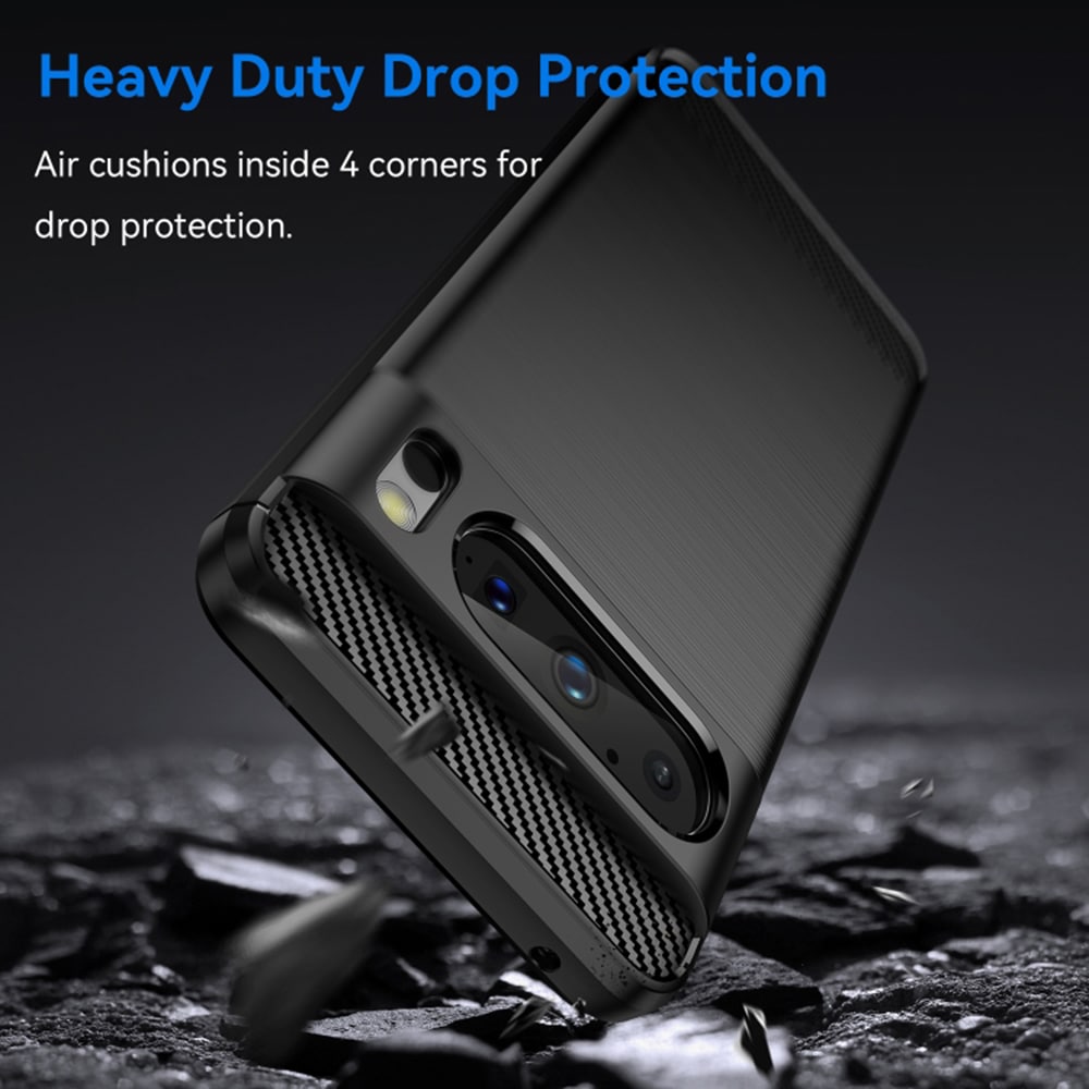 Techsuit Carbon Silicone - θήκη για Google Pixel 8 Pro - Μαύρο - Image 2