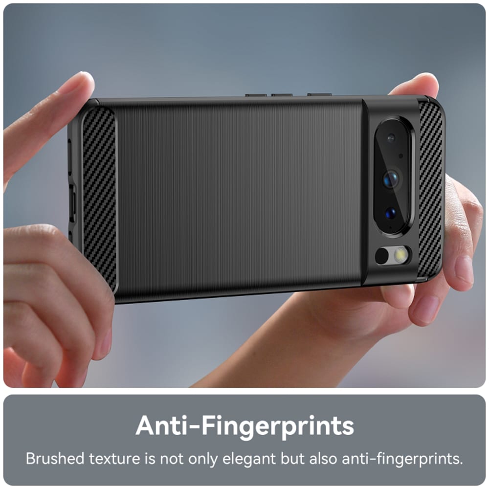 Techsuit Carbon Silicone - θήκη για Google Pixel 8 Pro - Μαύρο - Image 3