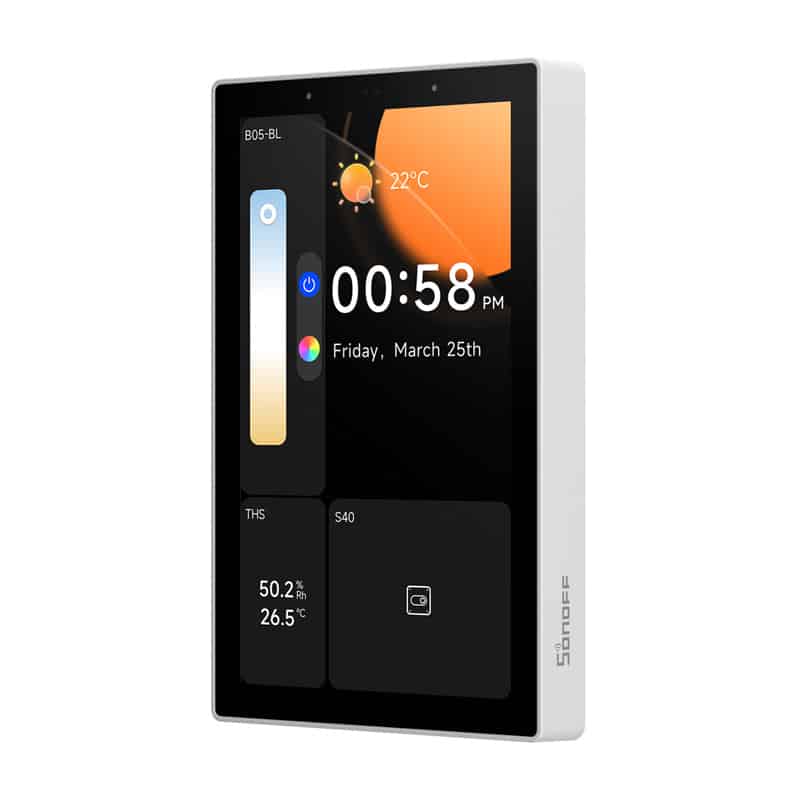 SONOFF NSPanel Pro 120 Έξυπνος Πίνακας Ελέγχου Matter WiFi/Bluetooth/ZigBee (λευκό) - Image 2