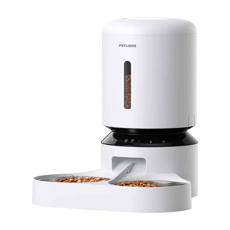Petlibro Granary διανομέας τροφής με διπλό μπολ, Wifi, 5L (λευκό) - Image 3