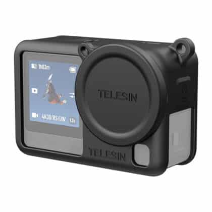 Προστατευτική θήκη σιλικόνης Telesin για DJI Osmo Action 6 (Μαύρο)
