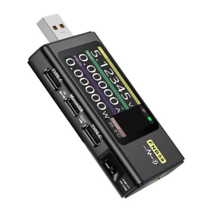 FNIRSI FNB58 USB Port Tester, Μαύρο