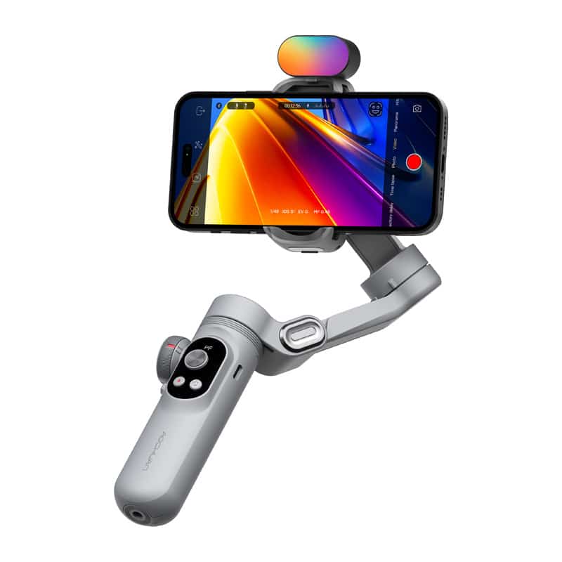AOCHUAN X Pro Gimbal με φωτισμό RGB (Γκρι) - Image 2
