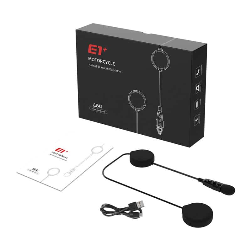 Ακουστικά Bluetooth EJEAS E1+ για κράνη - Image 2