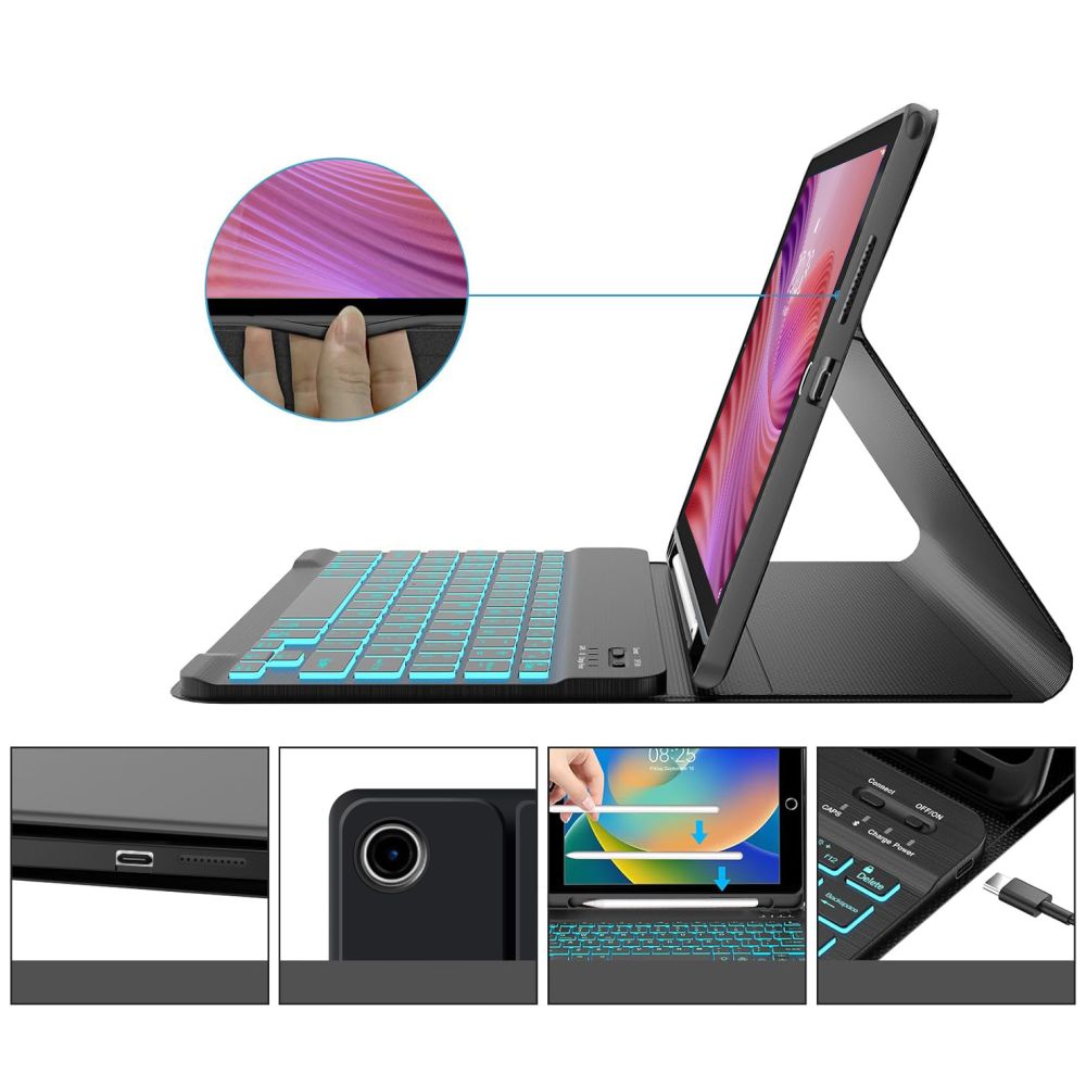TECH-PROTECT SC Pen - θήκη για Lenovo Tab 10.1 (2025) - Μαύρο - Image 3