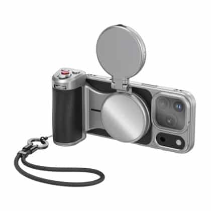 Βάση Master Grip για iPhone 17 Pro Max – Σετ «όλα σε ένα» με φως και φίλτρο UV