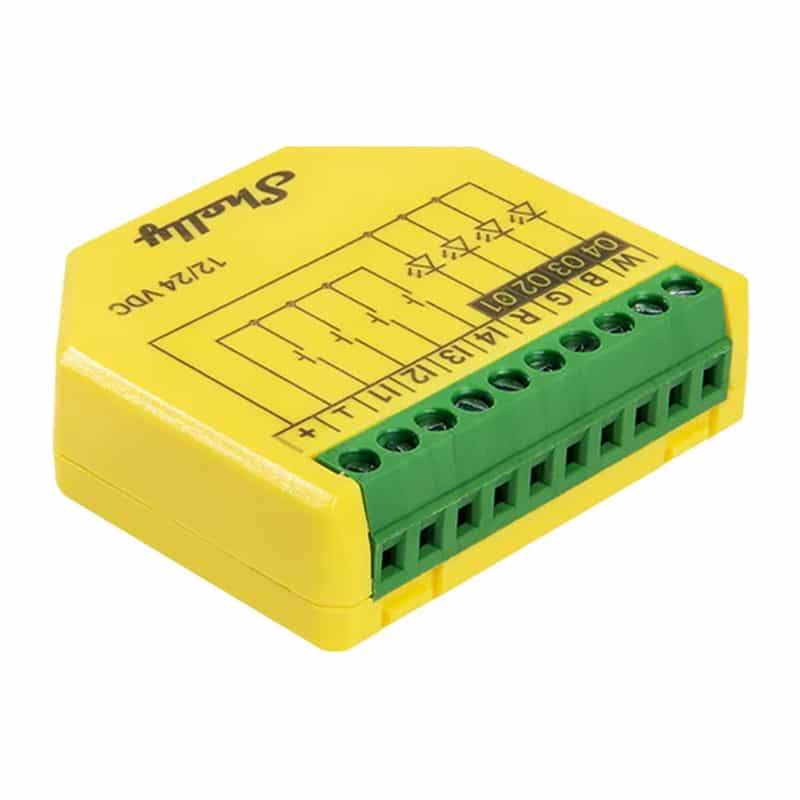 SHELLY Plus RGBW PM Ελεγκτής λωρίδας LED με Wi-Fi/Bluetooth (σετ 2 τεμαχίων) - Image 2