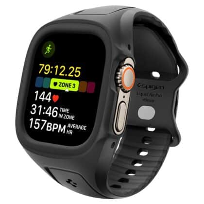 SPIGEN LIQUID AIR 'PRO' APPLE WATCH ULTRA 1 / 2 / 3 (49 MM) ΜΑΥΡΟ